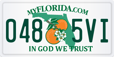 FL license plate 0485VI