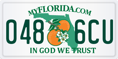 FL license plate 0486CU