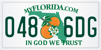 FL license plate 0486DG