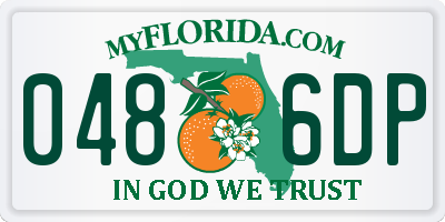 FL license plate 0486DP