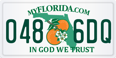 FL license plate 0486DQ