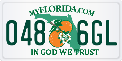 FL license plate 0486GL