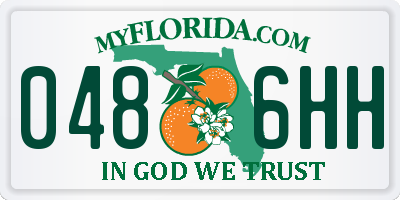 FL license plate 0486HH