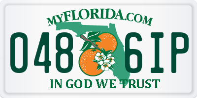 FL license plate 0486IP