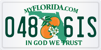 FL license plate 0486IS