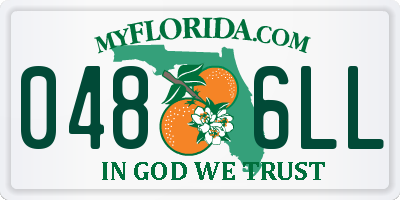 FL license plate 0486LL