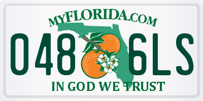 FL license plate 0486LS