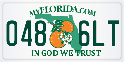 FL license plate 0486LT