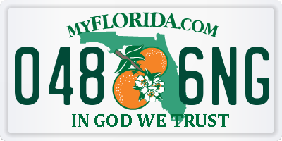 FL license plate 0486NG