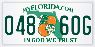 FL license plate 0486OG