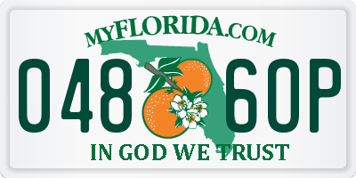 FL license plate 0486OP