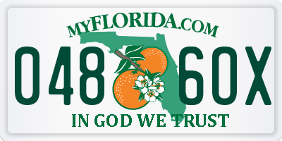FL license plate 0486OX