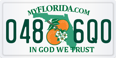 FL license plate 0486QO