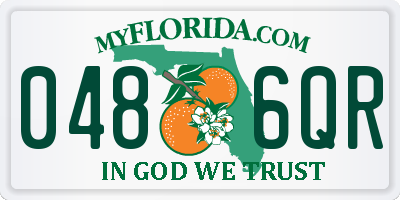 FL license plate 0486QR