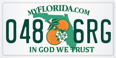 FL license plate 0486RG