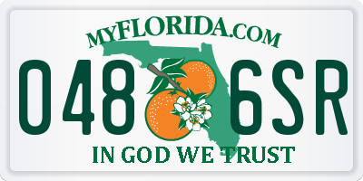FL license plate 0486SR