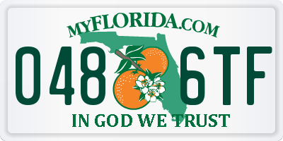 FL license plate 0486TF