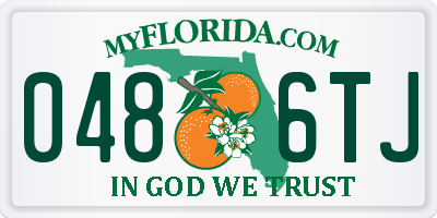 FL license plate 0486TJ
