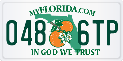 FL license plate 0486TP