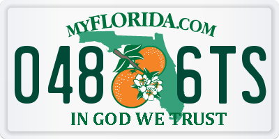 FL license plate 0486TS