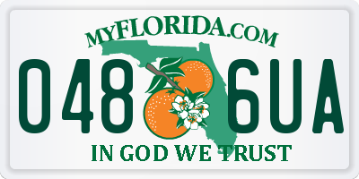 FL license plate 0486UA