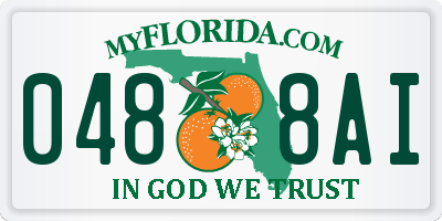 FL license plate 0488AI