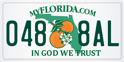 FL license plate 0488AL