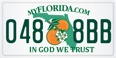 FL license plate 0488BB