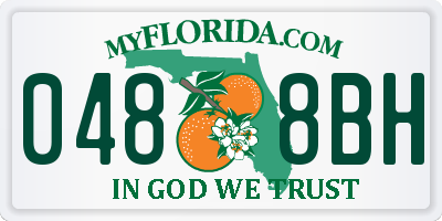 FL license plate 0488BH
