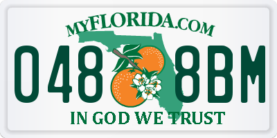 FL license plate 0488BM
