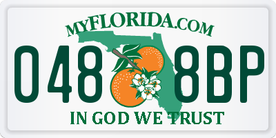 FL license plate 0488BP