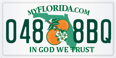 FL license plate 0488BQ