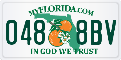 FL license plate 0488BV
