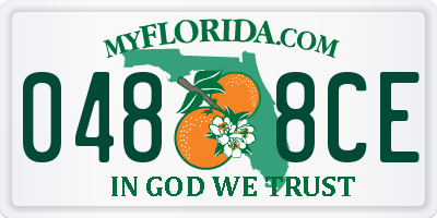 FL license plate 0488CE