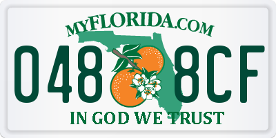 FL license plate 0488CF