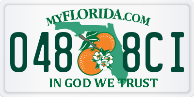 FL license plate 0488CI