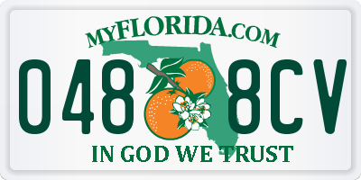 FL license plate 0488CV