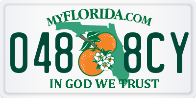 FL license plate 0488CY