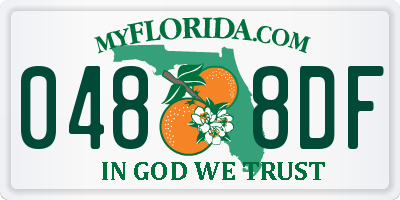 FL license plate 0488DF
