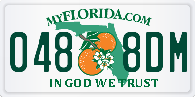 FL license plate 0488DM