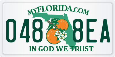 FL license plate 0488EA