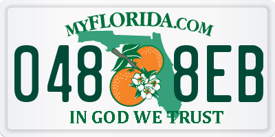 FL license plate 0488EB