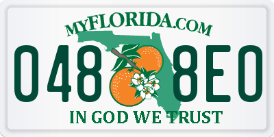 FL license plate 0488EO