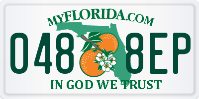 FL license plate 0488EP