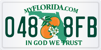FL license plate 0488FB