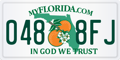 FL license plate 0488FJ