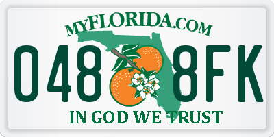 FL license plate 0488FK