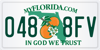 FL license plate 0488FV