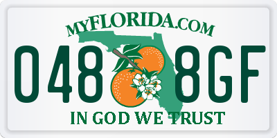 FL license plate 0488GF