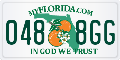 FL license plate 0488GG